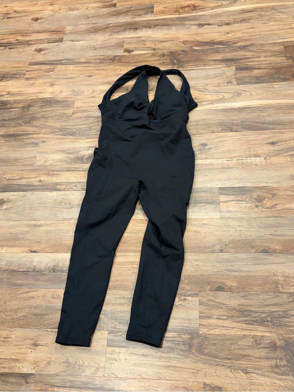 Fabletics Black Halter Jumpsuit